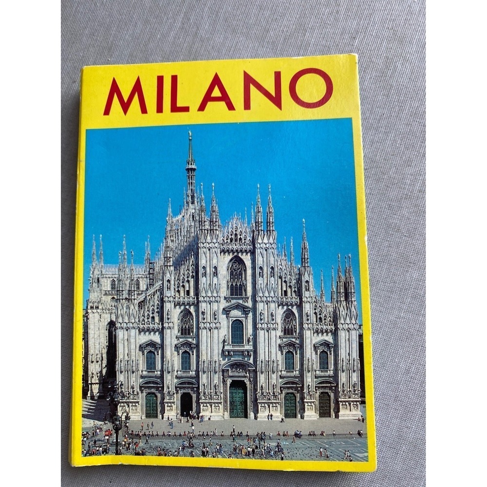 Vintage Milano Italy Milan Postcards 15 Accordion 6" x 4"